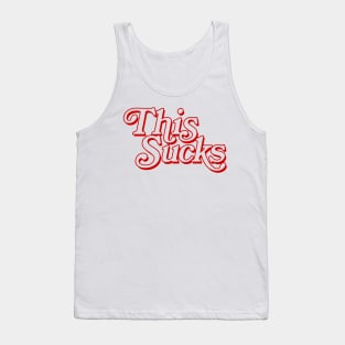 THIS SUCKS (red version) Tank Top